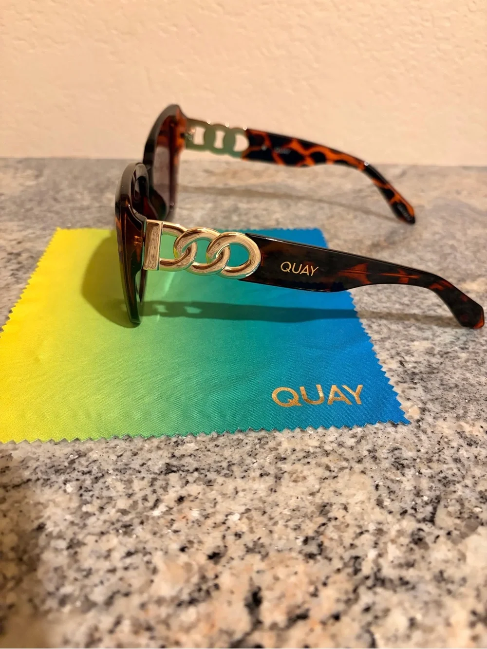 Quay Australia Tortoiseshell Frame with Brown Lenses Sunglasses